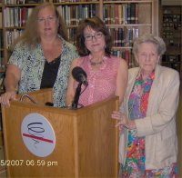 Lisette Coly, Fotini Pallikari and Eileen Coly